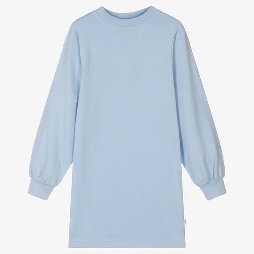 Molo-Teen Girls Blue Sweatshirt Dress | Childrensalon Outlet