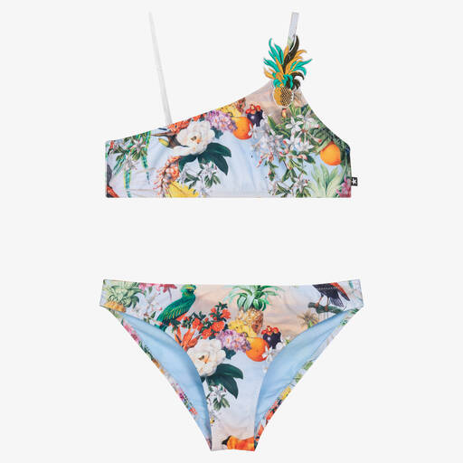 Molo-Blauer Teen Tropen-Bikini (LSF 50+) | Childrensalon Outlet