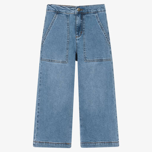 Molo-Blaue Teen Jeans mit weitem Bein | Childrensalon Outlet