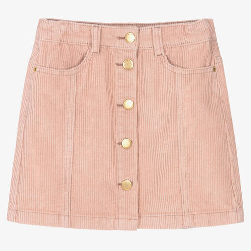 Molo-Teen Girls Dusky Pink Corduroy Skirt | Childrensalon Outlet