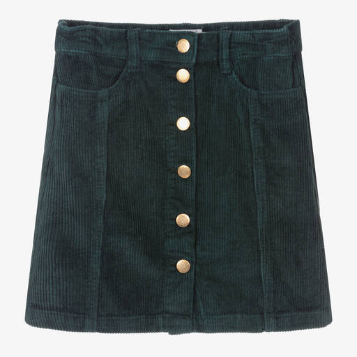 Molo-Teen Girls Green Cotton Skirt | Childrensalon Outlet