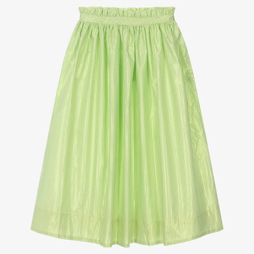 Molo-Jupe verte vichy ado fille | Childrensalon Outlet