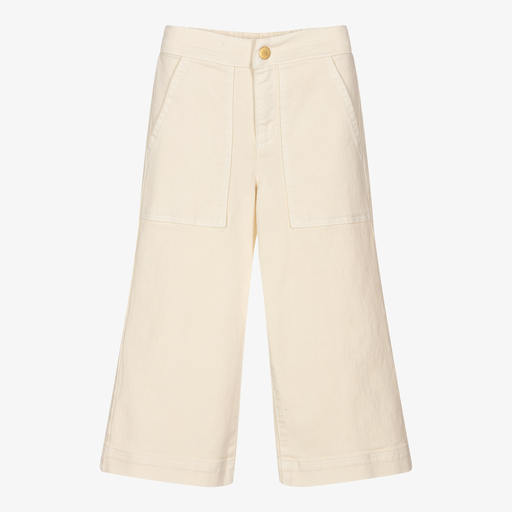 Molo-Teen Girls Ivory Trousers | Childrensalon Outlet