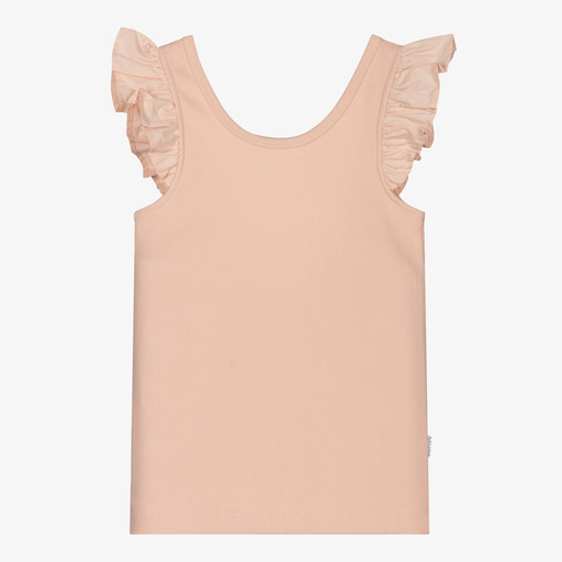 Molo-Teen Girls Pink Cotton T-Shirt | Childrensalon Outlet