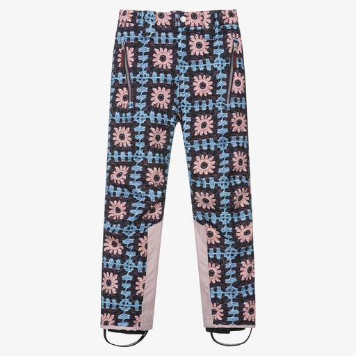 Molo-Pantalon de ski violet motif crochet ado fille | Childrensalon Outlet