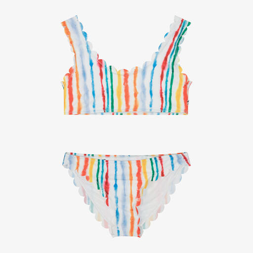 Molo-Teen Girls Rainbow Stripe Bikini (UPF50+) | Childrensalon Outlet