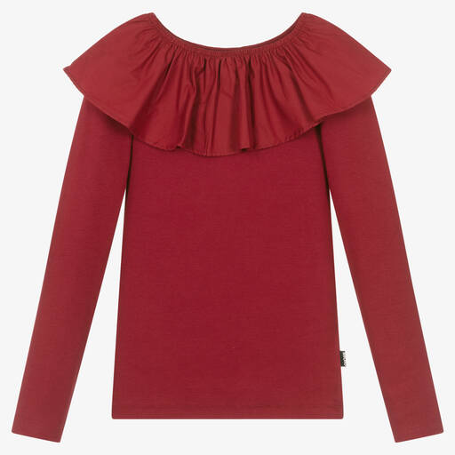 Molo-Красный хлопковый топ для девочек-подростков | Childrensalon Outlet