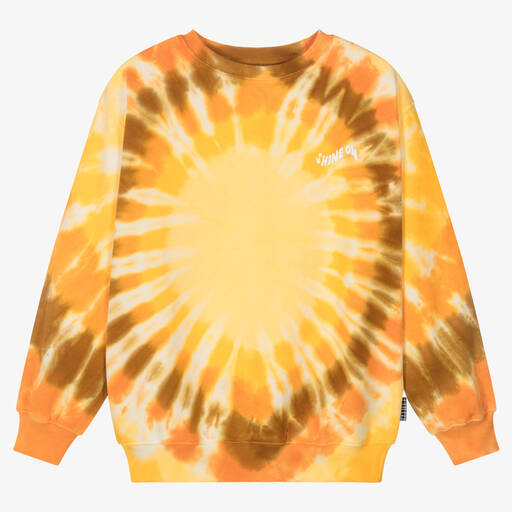 Molo-Oranges Baumwoll-Batik-Sweatshirt | Childrensalon Outlet