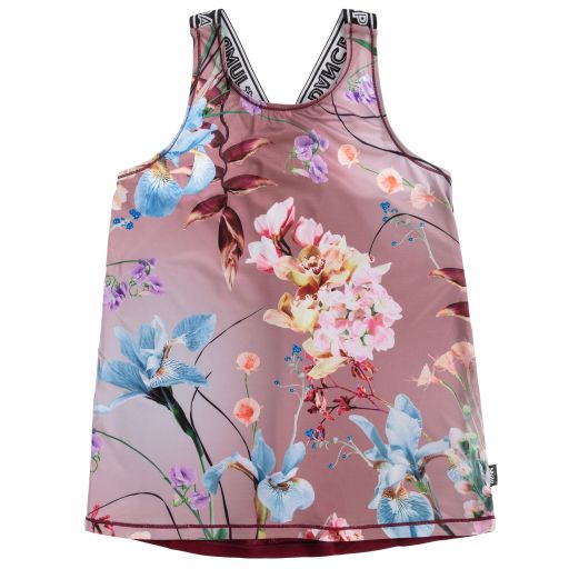 Molo-Teen Pink Floral Sports Top | Childrensalon Outlet