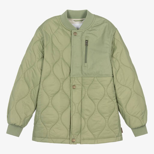 Molo-Teen Sage Green Padded Jacket | Childrensalon Outlet