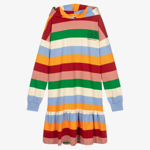 Molo-Teen Striped Cotton Dress | Childrensalon Outlet