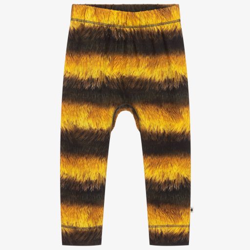 Molo-Yellow & Black Organic Joggers | Childrensalon Outlet