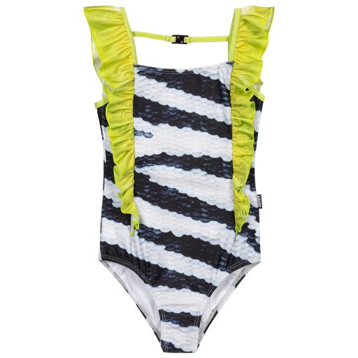 Molo-Zebra Fish Swimsuit (UPF50+) | Childrensalon Outlet