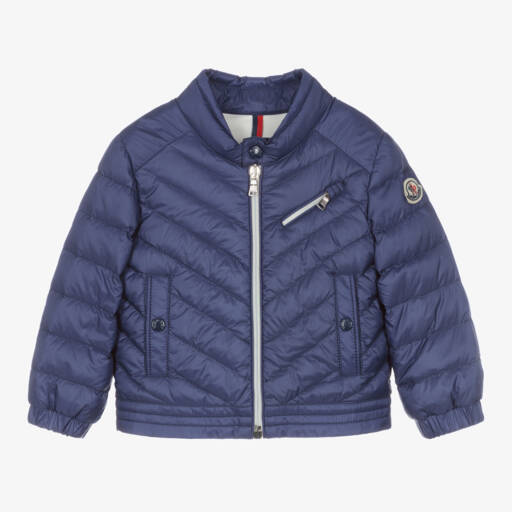 Moncler Enfant-جاكيت أزرق فاتح مبطن للصبيان | Childrensalon Outlet