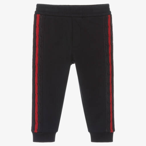 Moncler Enfant-بنطلون رياضي قطني ناعم للأولاد بلون كحلي | Childrensalon Outlet