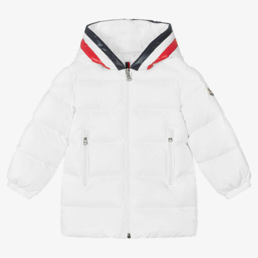 Moncler Enfant-Boys Snowy Down Hooded Coat | Childrensalon Outlet