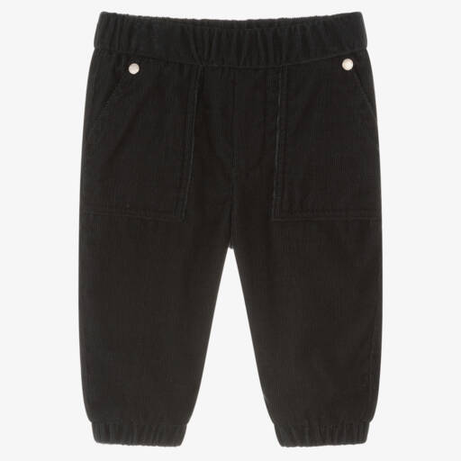 Moncler Enfant-بنطلون كوردروي أزرق ناعم للأولاد | Childrensalon Outlet