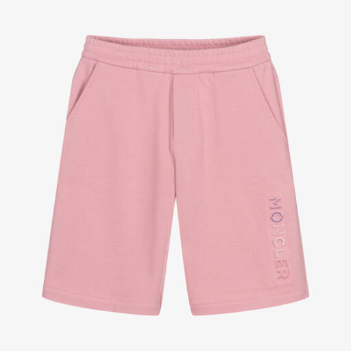Moncler Enfant-شورت قطني وردي غير رسمي للمراهقات | Childrensalon Outlet