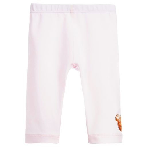 Monnalisa-Baby Girls Pink Leggings | Childrensalon Outlet