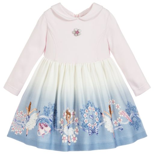 Monnalisa-Baby Girls Viscose Dress | Childrensalon Outlet
