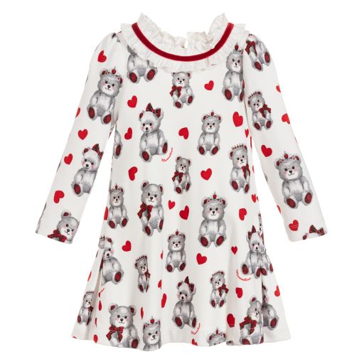 Monnalisa-Baby Girls Viscose Dress | Childrensalon Outlet