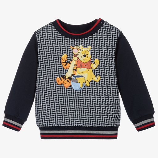 Monnalisa-Boys Blue Disney Sweatshirt | Childrensalon Outlet