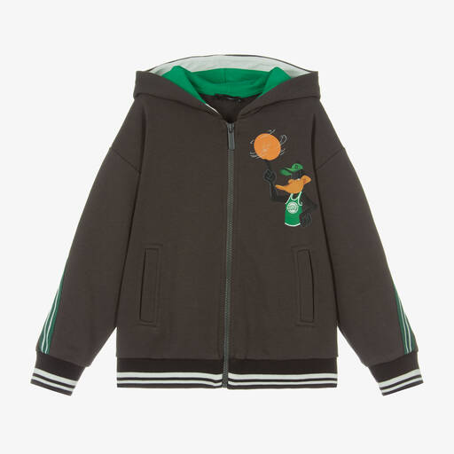 Monnalisa-Graue Looney Tunes Baumwolljacke | Childrensalon Outlet