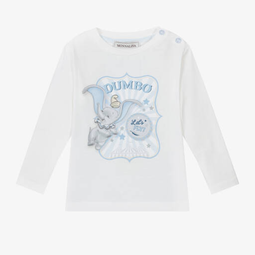 Monnalisa-Boys Organic Cotton Dumbo Shirt | Childrensalon Outlet