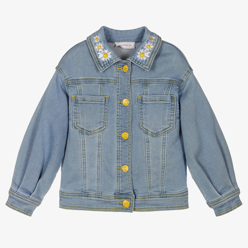 Monnalisa-Blaue Tweety Jacke für Mädchen | Childrensalon Outlet