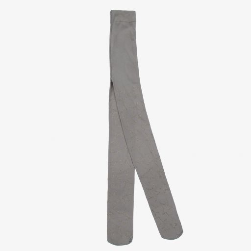 Monnalisa-Girls Grey Nylon Tights | Childrensalon Outlet