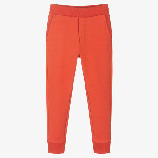 Monnalisa-Girls Orange Cotton Joggers | Childrensalon Outlet