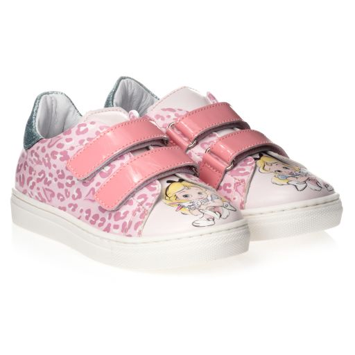 Monnalisa-Girls Pink Disney Trainers | Childrensalon Outlet