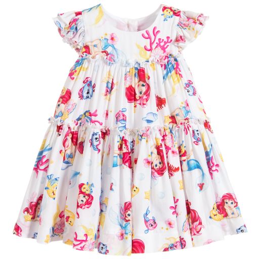 Monnalisa Bebé-Girls Viscose Disney Dress | Childrensalon Outlet