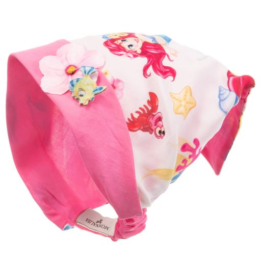 Monnalisa Bebé-طوق باندانا أطفال بناتي فيسكوز بطبعة ديزني | Childrensalon Outlet