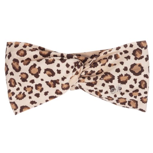 Monnalisa-Leopard Print Headband | Childrensalon Outlet