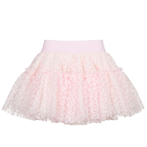 Monnalisa-Pink Tulle Skirt | Childrensalon Outlet