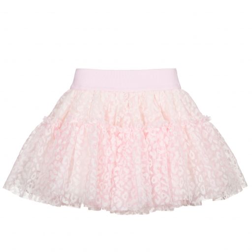 Monnalisa-Jupe rose en tulle | Childrensalon Outlet