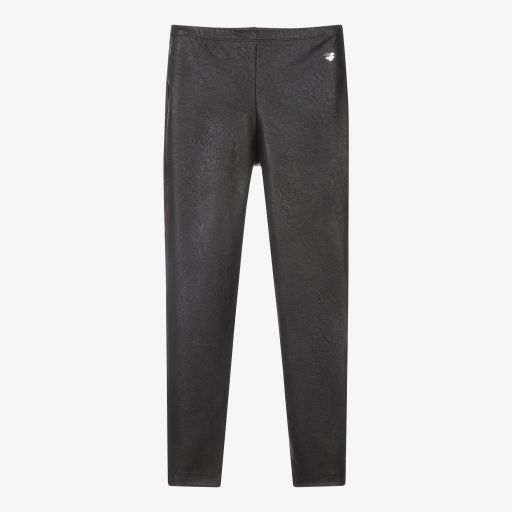 Monnalisa-Teen Faux Leather Leggings | Childrensalon Outlet