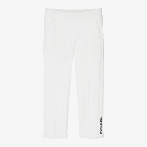 Monnalisa-Teen Girls Ivory Joggers | Childrensalon Outlet