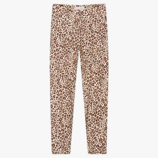 Monnalisa-Teen Girls Leopard Leggings | Childrensalon Outlet