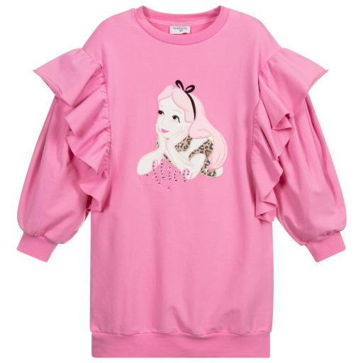 Monnalisa-Teen Pink Disney Dress | Childrensalon Outlet
