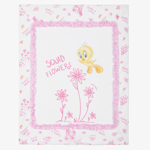 Monnalisa-Couverture blanche Titi (92 cm) | Childrensalon Outlet