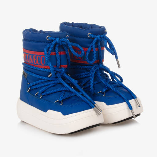 Moon Boot-Boys' Azure Lace-Up Footwear | Childrensalon Outlet