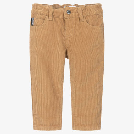 Moschino Baby-Boys Beige Corduroy Trousers | Childrensalon Outlet