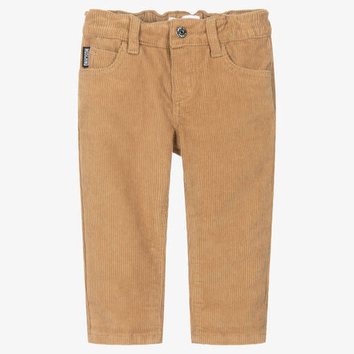 Moschino Baby-Boys Beige Corduroy Trousers | Childrensalon Outlet
