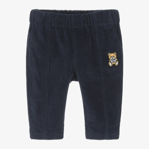 Moschino Baby-بنطلون كوردروي لون كحلي للمولودات | Childrensalon Outlet