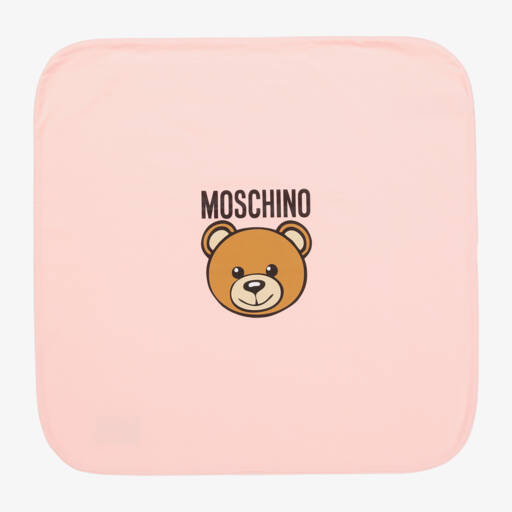 Moschino Baby-Girl's Rosy Cotton Comfort Blanket | Childrensalon Outlet