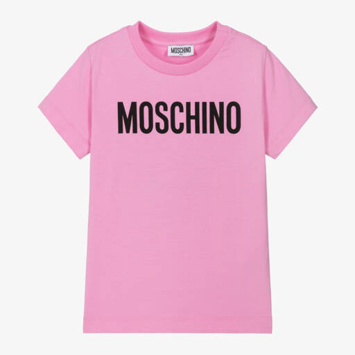 Moschino Kid-Teen-تيشيرت قطن لون زهري | Childrensalon Outlet