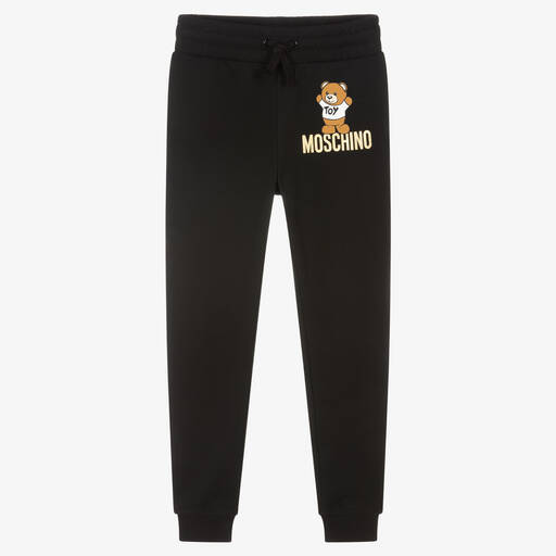 Moschino Kid-Teen-جوغرز تينز قطن لون أسود | Childrensalon Outlet