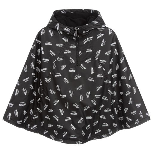 Moschino Kid-Teen-Teen Girls Logo Rain Cape | Childrensalon Outlet